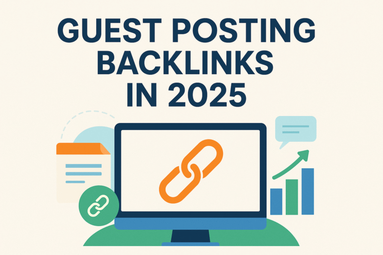 SEO guest post strategy illustration